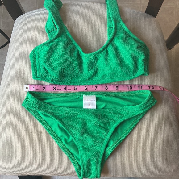 Xhilaration women’s extra small two piece green bikini never worn - Picture 2 of 9